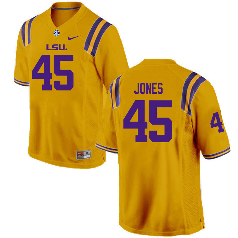 LSU Tigers #45 Deion Jones College Football Jerseys Stitched Sale-Gold